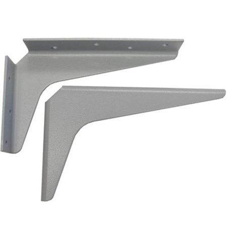 A & M HARDWARE A & M Hardware Am1824 G 18 In. X 24 In. Work Station Brackets - Gray AM1824 G
